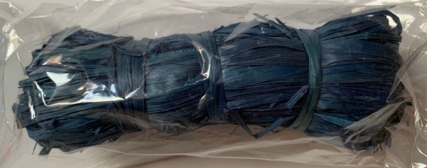 Raffia Bast dunkelblau